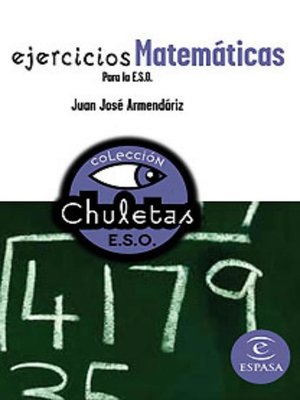 cover image of Ejercicios matemáticas para la ESO